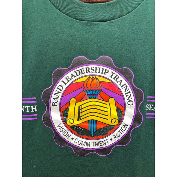 Vintage Band Leadership Shirt Training Vision XL paint stains - Picture 2 of 11